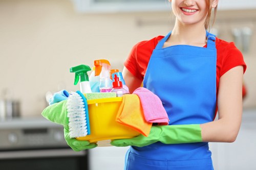 Professional carpet cleaners in SE15 refreshing a living room carpet