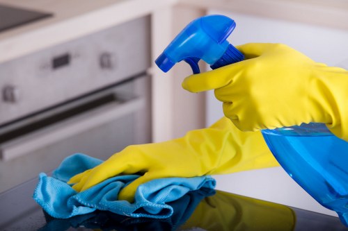 Carpet cleaning team in SE15 showing ethical workplace commitment