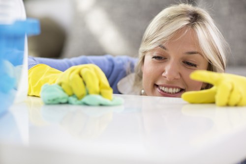 Commercial cleaning support for a workspace in SE15