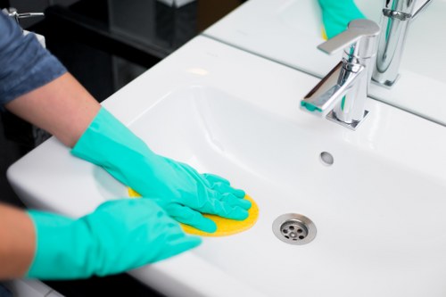 Bathroom cleaning for a house in SE15