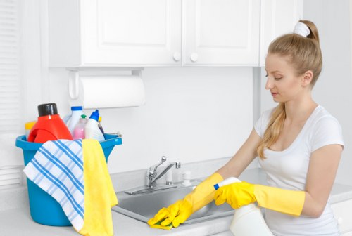 Low-carbon van used for carpet cleaning services